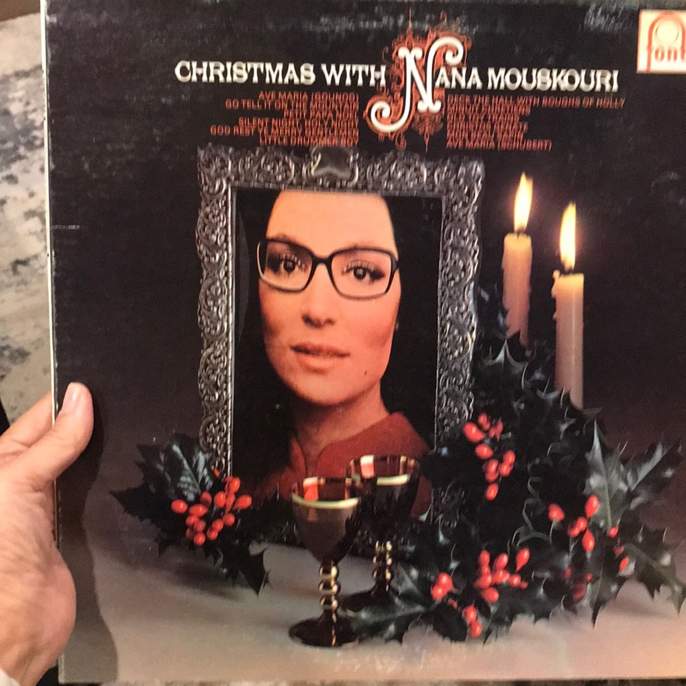 3/$50 Christmas with Nana Mouskouri vintage holiday album